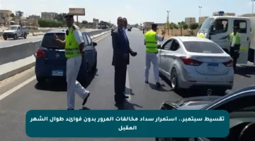 تقسيط سبتمبر.. استمرار سداد مخالفات المرور بدون فوائد طوال الشهر المقبل